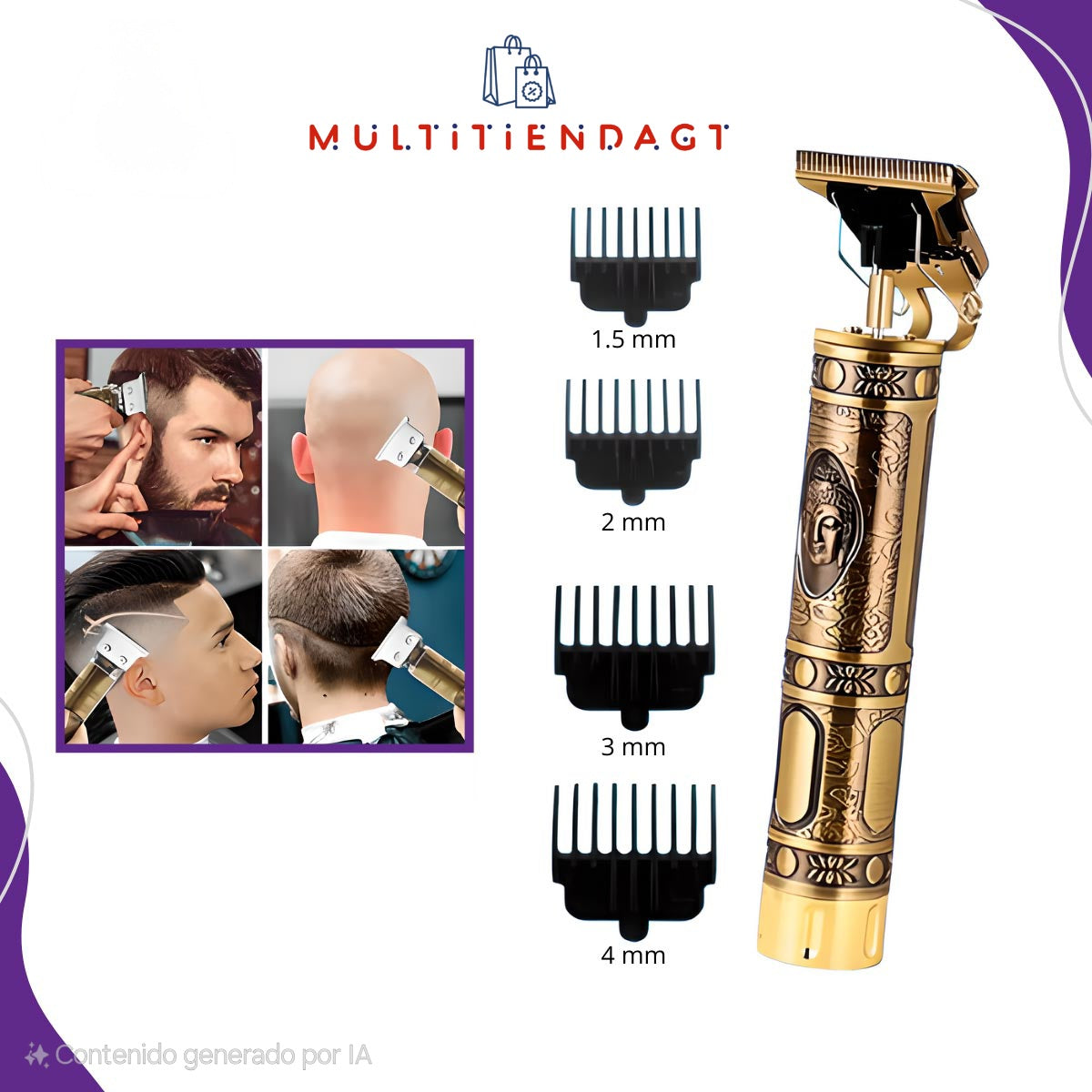 Maquina de afeitar Buda BZ-T99 Profesional Recargable