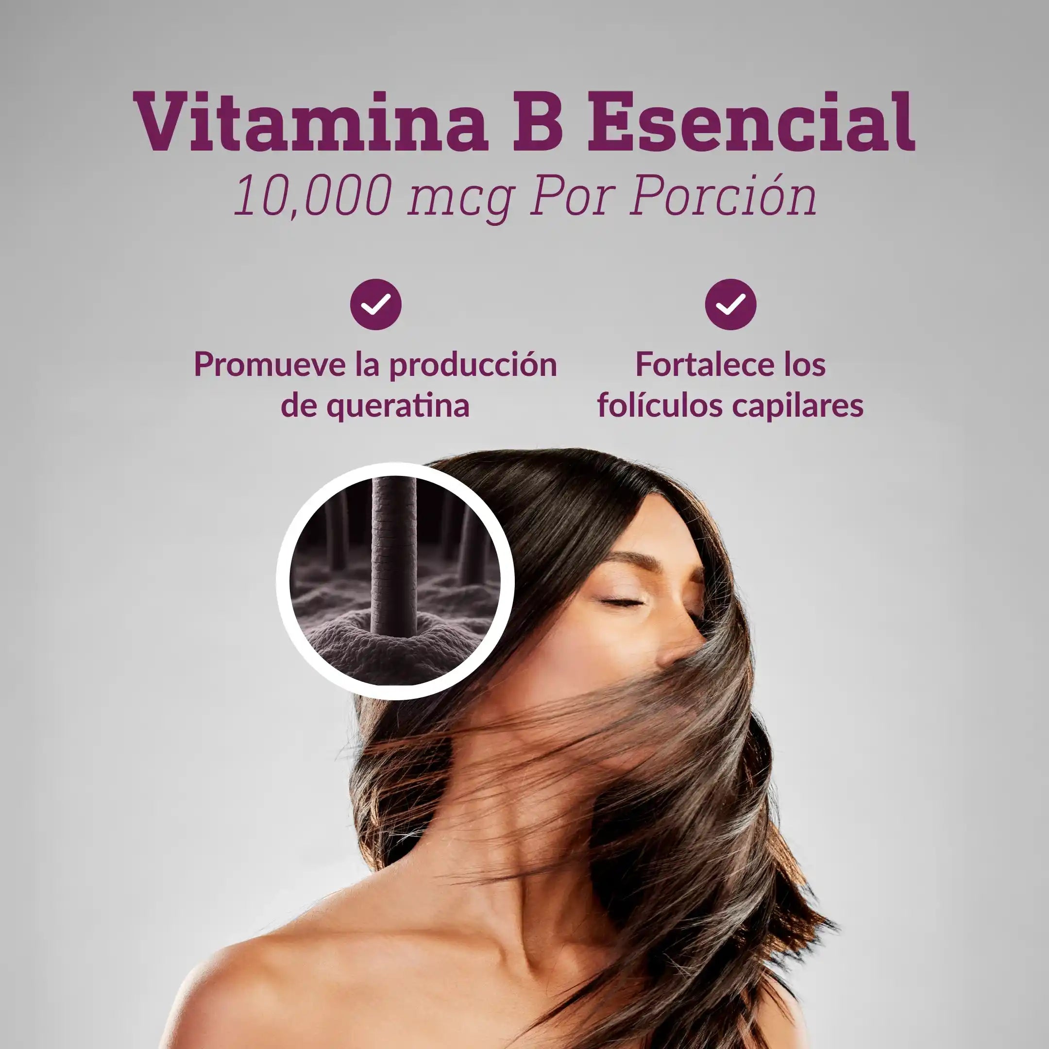HAIR GROWTH 🌸 Vitaminas para el Crecimiento del Cabello para Mujeres