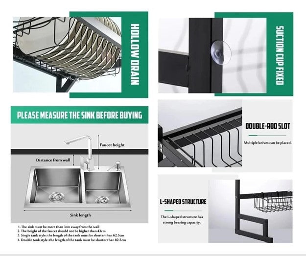 Escurridor Seca Platos Sobre lavador 65 cm - Chapin™