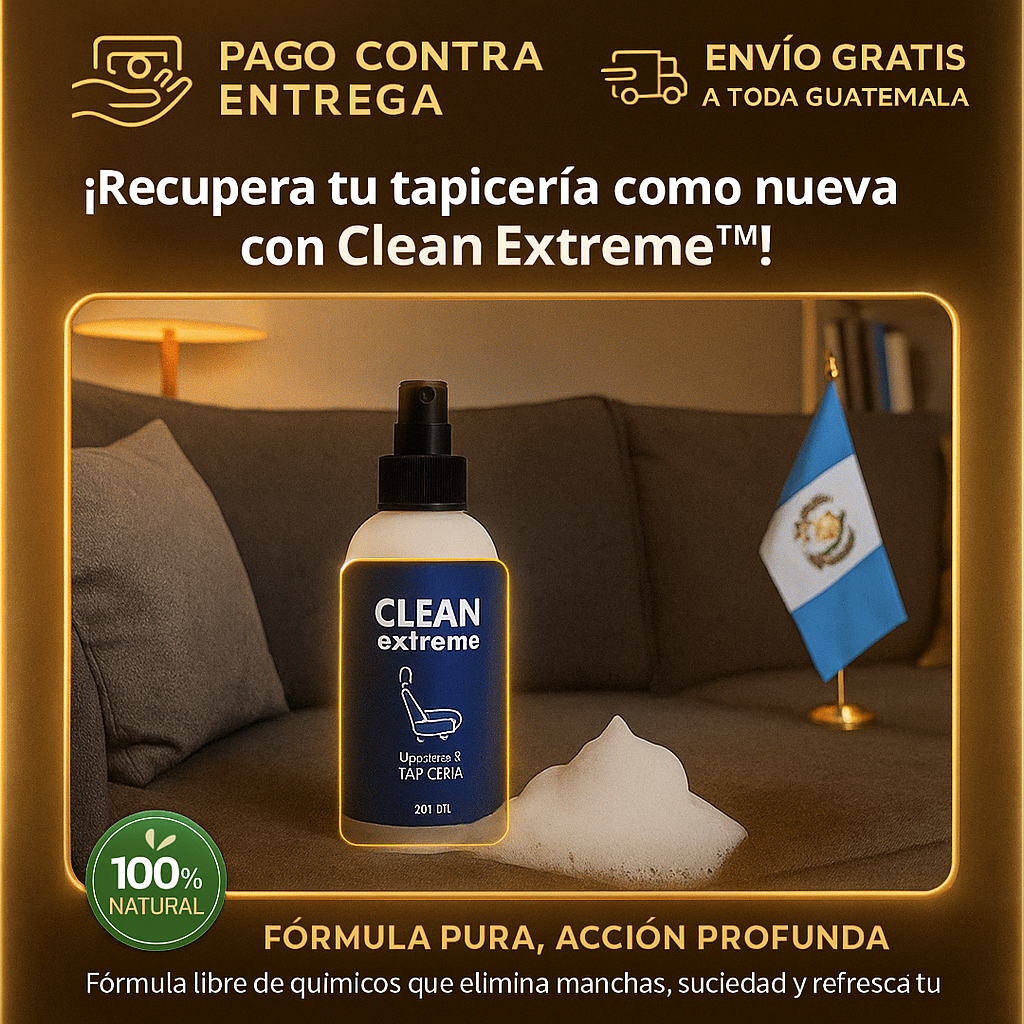 Limpiador de Tapicería Spray Espuma - Clean Extreme™