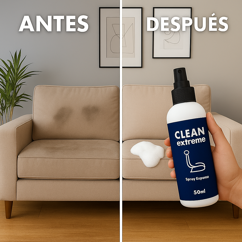 Limpiador de Tapicería Spray Espuma - Clean Extreme™